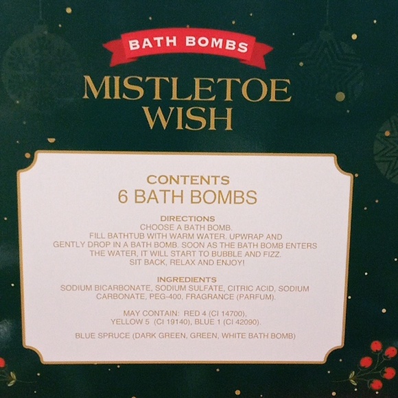 NWT🎁FREE GIFT INCLUDED 🎁 NIB Mistletoe Wish Bath Bombs - Picture 10 of 11